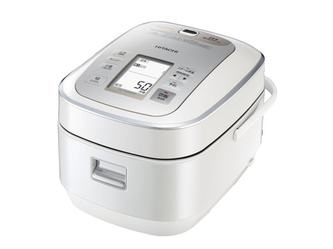 消費税無し 日立、圧力スチームでふっくら甘く炊ける5.5合IHジャー炊飯器 炊飯器・餅つき機