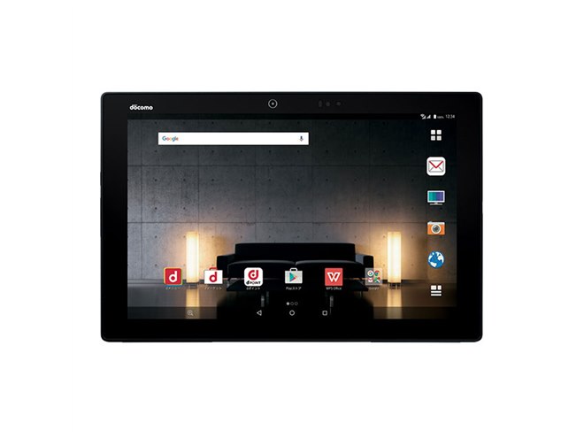 ドコモ、grip edgeで壁に立てかけられる10.5型有機ELタブレット