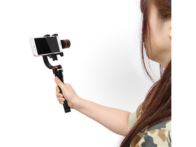 キャストレード、大型スマホやGoPro対応の3軸電動スタビライザー 