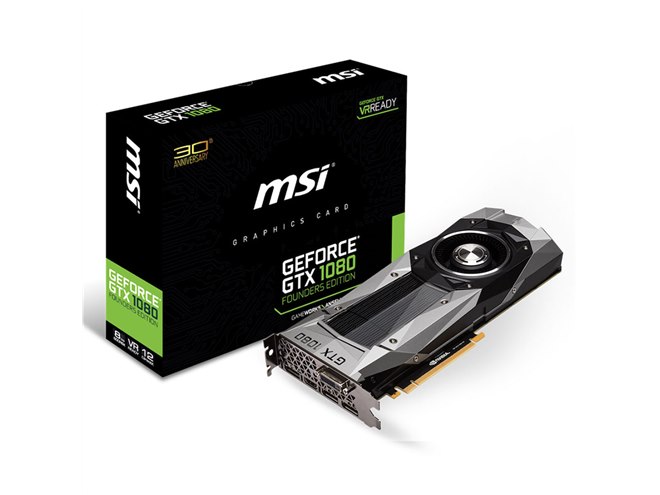 グラフィックボード・グラボ・ビデオカード Geforce GTX1080 MSI、GeForce GTX 1080搭載ビデオカードを5/27発売 - 価格.com