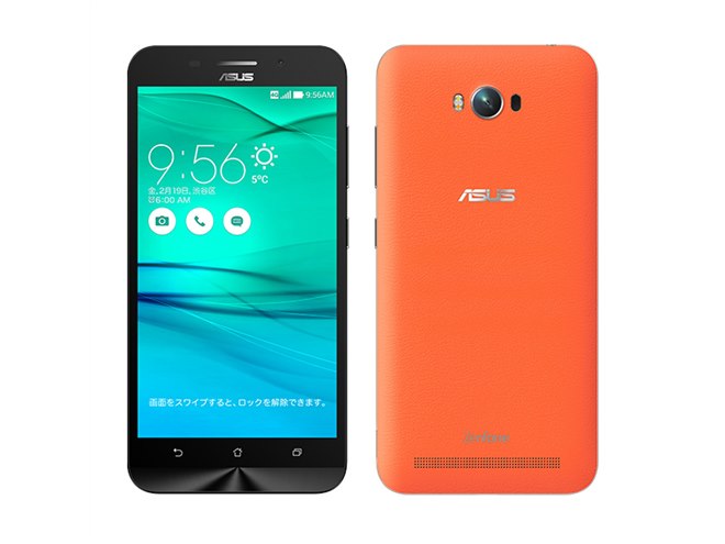 goo、大容量5000mAhバッテリーの5.5型「ZenFone Max」にオレンジモデル