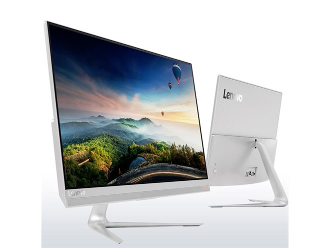 レノボ、最薄部7.2mmの23型オールインワンデスクトップなど2機種