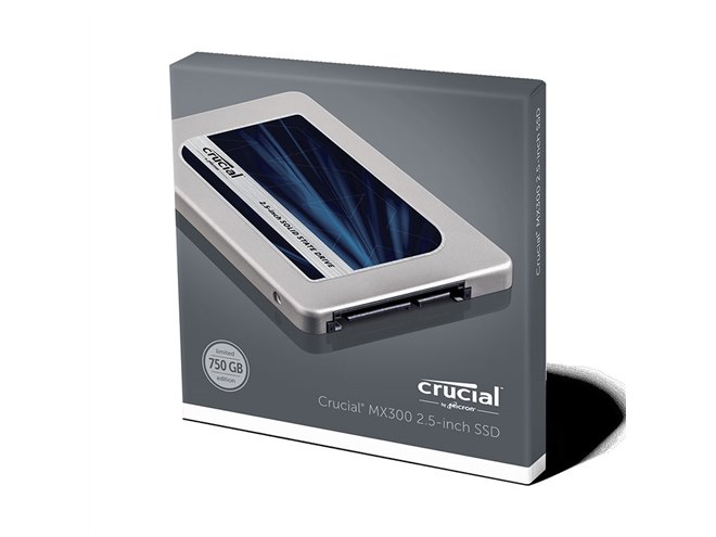 Crucial 内蔵SSD 2.5インチ MX300 750GB Crucial、750GBで税別24,800円の2.5インチSSD「MX300」 - 価格.com