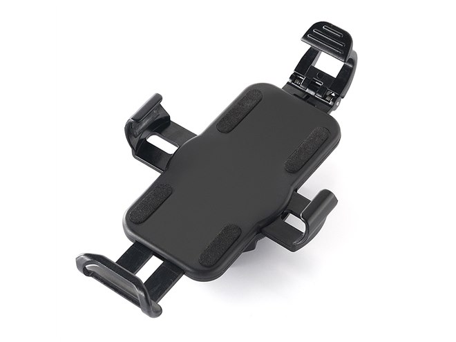 サンワ、4～6.8型のスマホを工具なしで取り付けられる自転車用ホルダー