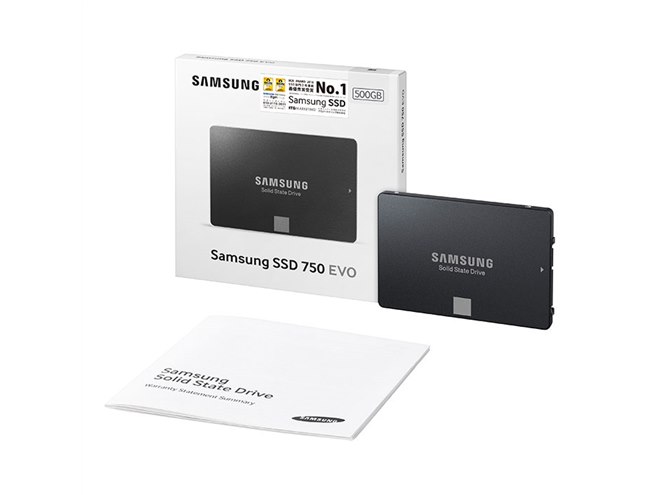 サムスン、500GBモデルで19,000円のエントリーSSD「SSD 750 EVO