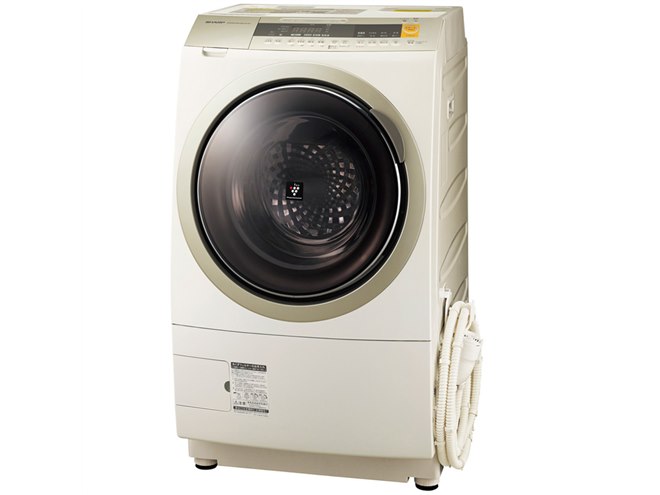 シャープ、衣類の傷みを抑えつつ汚れをしっかり落とすドラム式