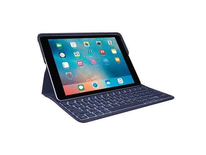 ロジクール、バックライト搭載の9.7インチiPad Pro用キーボードカバー