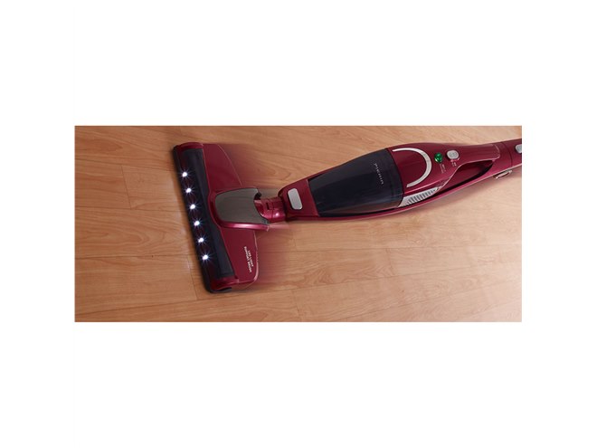 DOSHISHA CORPORATION DVS-1601 レッド ドウシシャ、自走式ヘッドを搭載したコードレス掃除機「DVS-1601