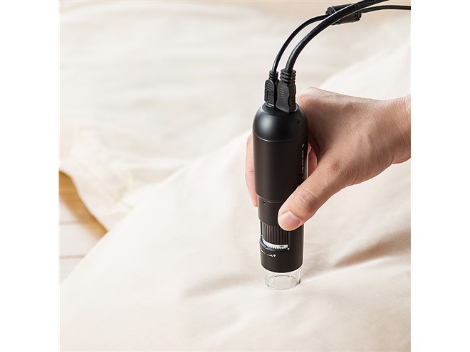 サンワ、スタンドと手持ち2Wayで使えるデジタル顕微鏡 - 価格.com
