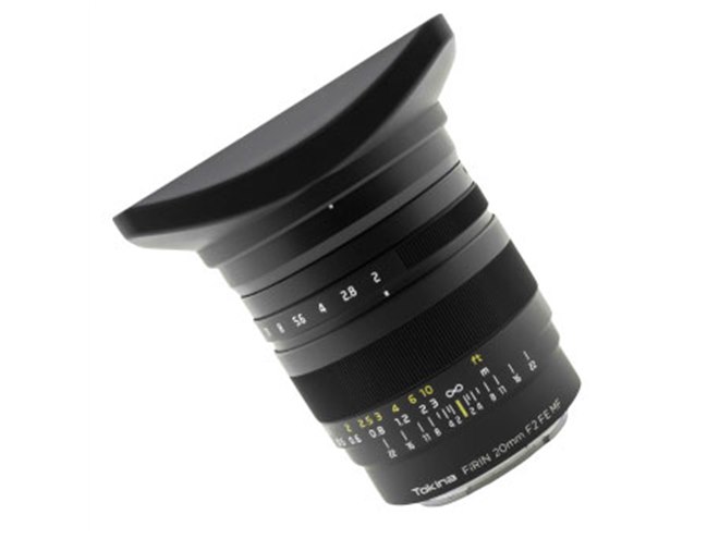 トキナー、ソニーEマウント用大口径広角単焦点レンズ「FiRIN 20mm F2