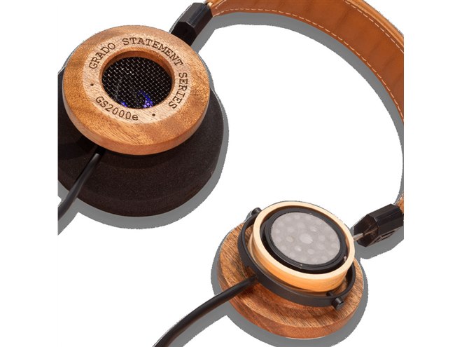 GRADO GS2000e グラド 開放型 ハイエンド ヘッドホン 米国製 GRADO、2種類の木材を使ったハイブリッドハウジング搭載の「GS2000e