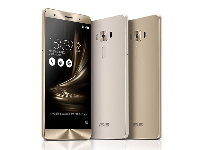 ASUS、デュアルSIM待受対応の高性能スマホ「ZenFone 3/3 Deluxe