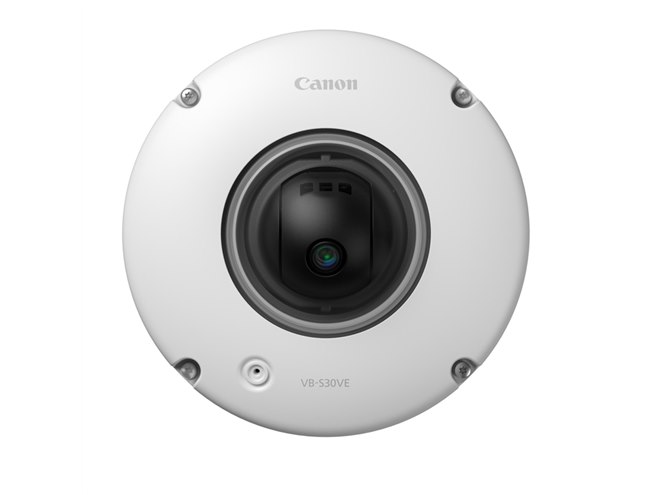 キヤノン、軒下に設置できる小型フルHDネットワークカメラなど7