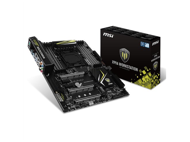 MSI、3本のPCIe x16スロットを備えたX99マザー「X99A WORKSTATION