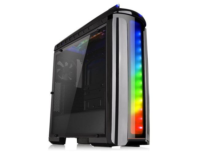 Thermaltake、7色に発光するミドルタワー型PCケース - 価格.com