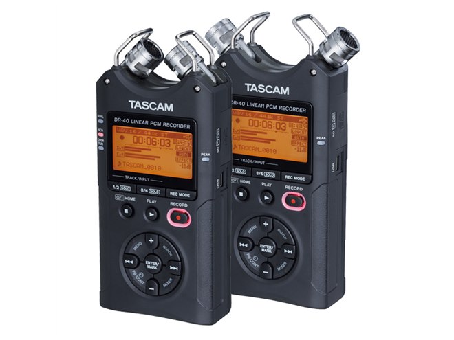 TASCAM、24bit/96kHz対応のリニアPCMレコーダー日本語表示バージョン