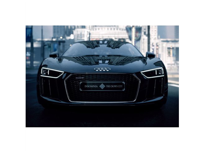 ファイナルファンタジーXVとコラボした、1台限りの「アウディR8」登場