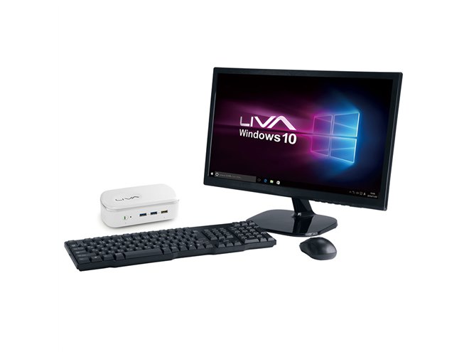 ECS、手のひらパソコン「LIVA X2」の液晶付きセットモデル - 価格.com