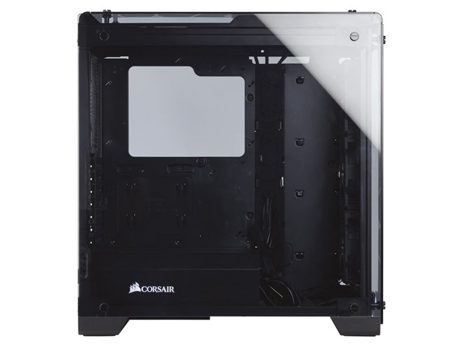 Corsair、4面強化ガラスパネルを採用したエアフロー効率重視のPCケース