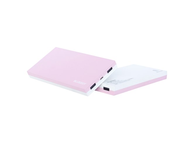BLUEDOT、1,980円の大容量10000mAhモバイルバッテリーに新色「ピンク