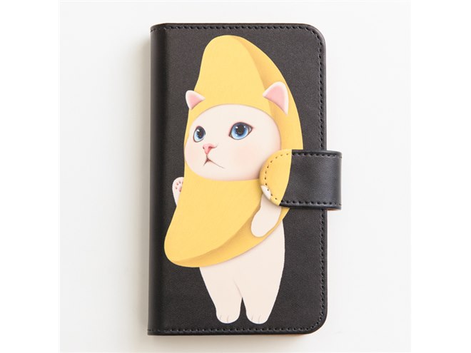 【値下げ中】【匿名配送】ちょびっツ MOケース 猫ちぃ レア まん丸フェイスのシュールなネコちゃん「choo choo」、スマホケース全6