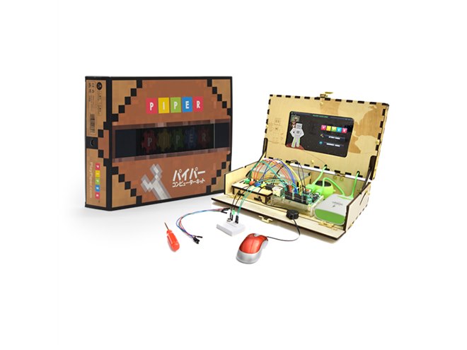 ラズパイとマインクラフトで電子工作を学ぶ、日本語対応のツール