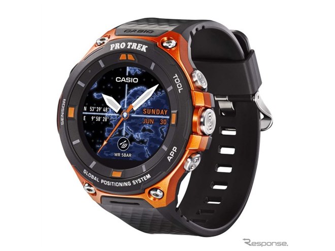 CES 2017】カシオがスマートウォッチの最新モデル WSD-F20 発表、地図  