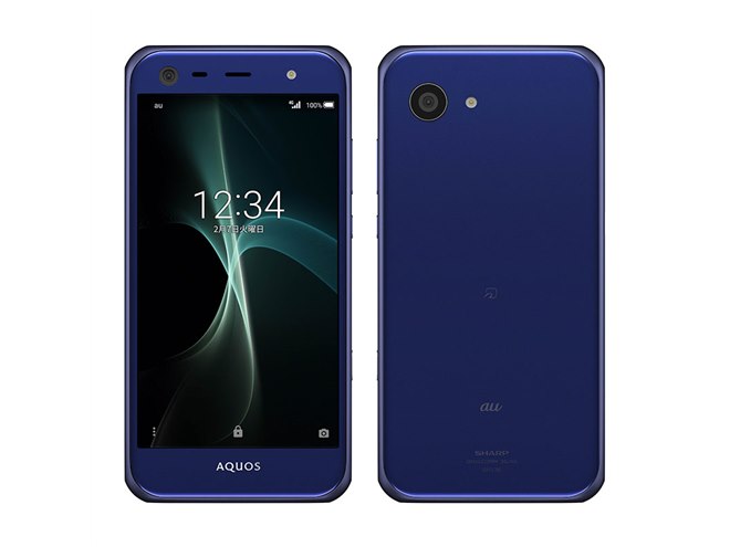 au、インカメラにフラッシュを搭載した4.7型スマホ「AQUOS SERIE mini