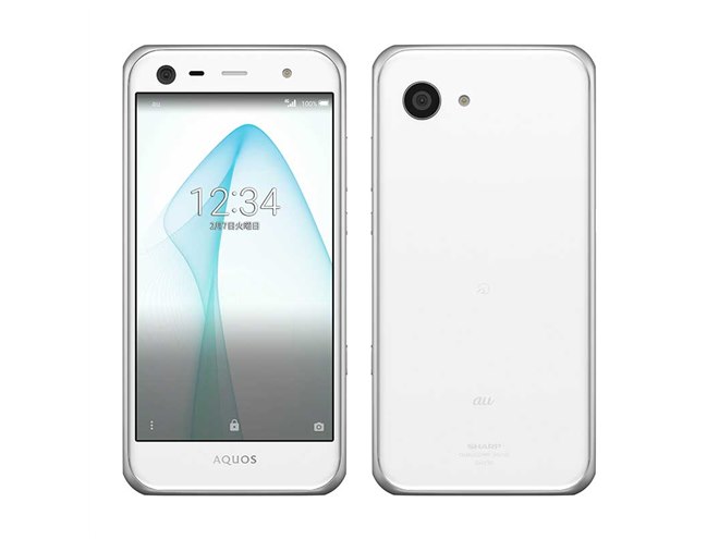 au、インカメラにフラッシュを搭載した4.7型スマホ「AQUOS SERIE mini
