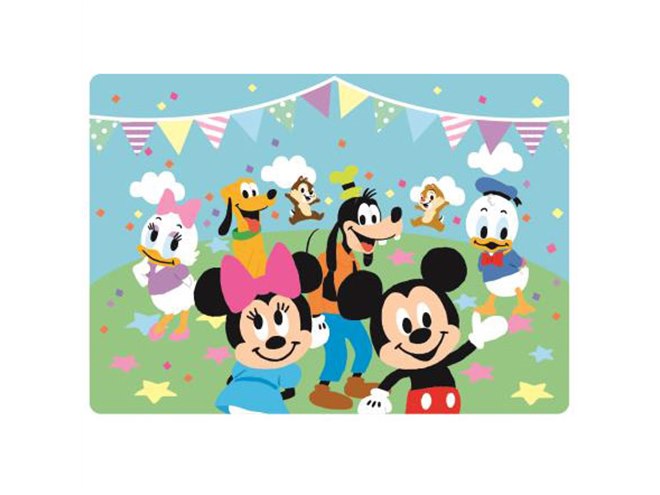 たまご型のミッキーとミニーがレールを転がり落ちる乳幼児向け