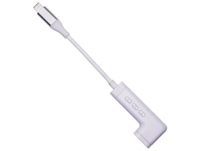 iPhone 7を充電しながらイヤホンが使えるLightningステレオアダプター