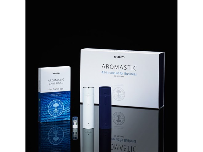 ソニー、スティック型「AROMASTIC」にカートリッジ付きオールワン