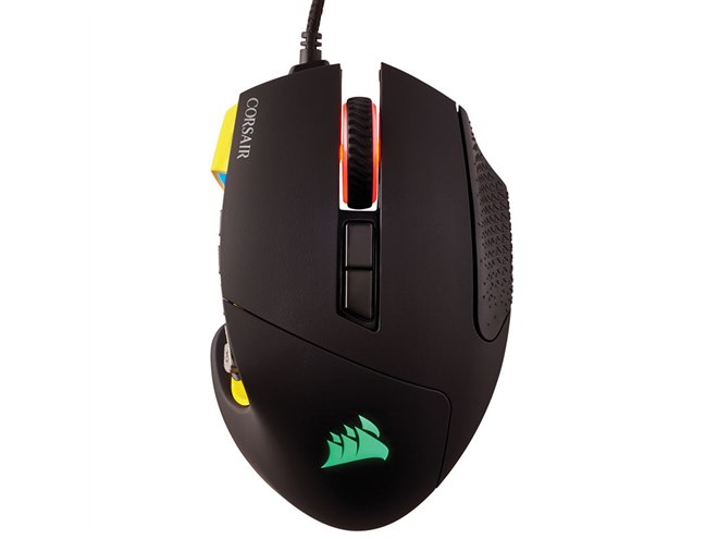 Corsair、12個のサイドボタンを搭載したゲーミングマウス - 価格.com