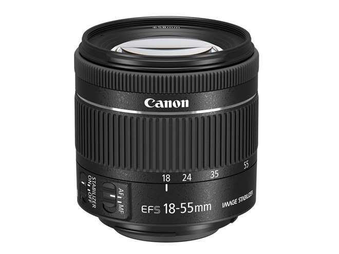 数量は多い  キヤノン、より小型化した標準ズームレンズ「EF-S18-55mm F4-5.6 レンズ(ズーム)