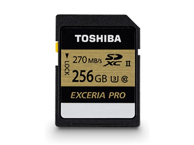 東芝、256GBモデルをラインアップしたUHS-II対応SDカード「SDXU-C 東芝、256GBモデルをラインアップしたUHS-II対応SDカード「SDXU-C