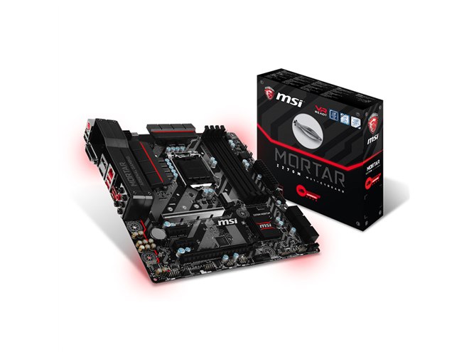 MSI Z270M MORTAR マザーボード MSI、MicroATX対応のZ270搭載ゲーミングマザー「Z270M MORTAR