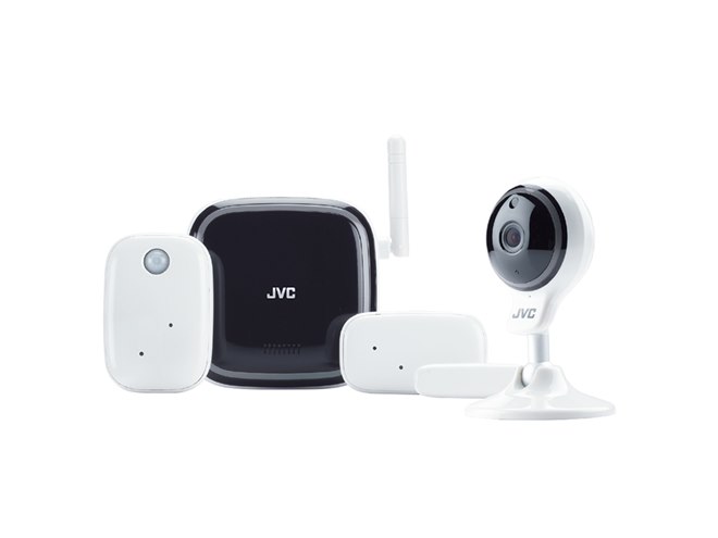 JVCホームモニタリングシステムハイビジョンIPカメラGV-CC1 スマートフォンだけで簡単に設定でき、手軽に自宅の見守りが可能