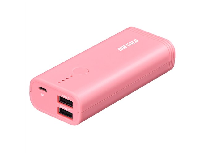 iPhone/Androidを自動判別して最適な充電、10050mAhモバイルバッテリー