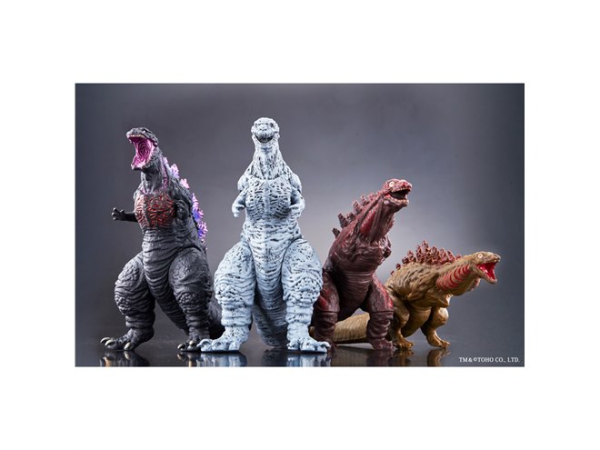 BANDAI - シン・ゴジラ 2016　クライマックスVer.  形態変化3体セット シン・ゴジラ、リアルな「クライマックスver.フィギュア」や