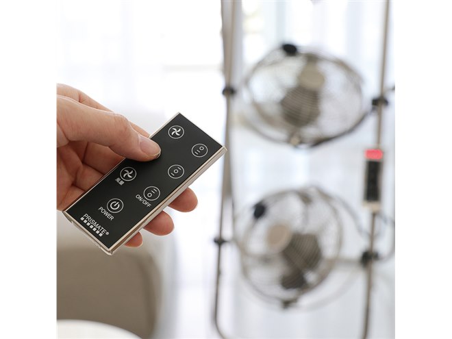阪和、縦に連なる3つの羽根を装備したメタル扇風機「PR-F007」 - 価格.com
