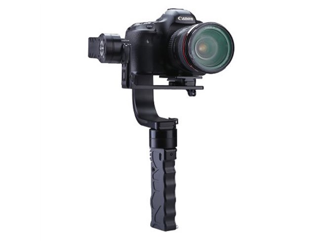 nebla 電動スタビライザー FILMPOWER、シングルハンドで最大荷重2.5kgの3軸電動スタビライザー