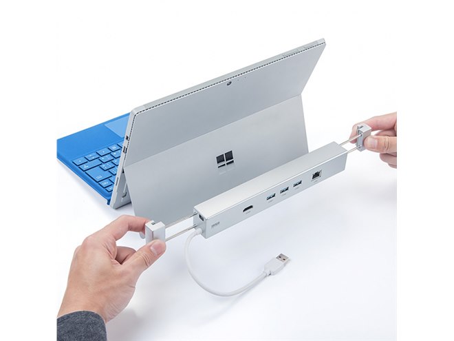 サンワサプライ Surfaceドッキングステーション 400-HUB039BK3 サンワダイレクト本店 サンワサプライ【オフィス・PC周辺通販】