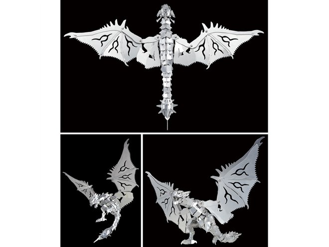 モンハンの“リオレウス”と“フルフル”が金属フィギュアで作れるメタル