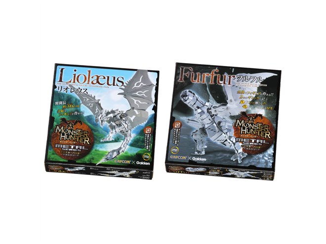 モンハンの“リオレウス”と“フルフル”が金属フィギュアで作れるメタル