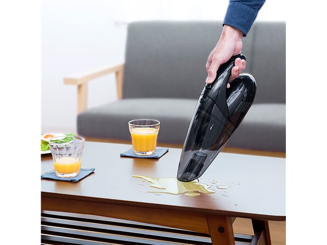 サンワ、液体も吸える3,500円の充電式ハンディクリーナー - 価格.com