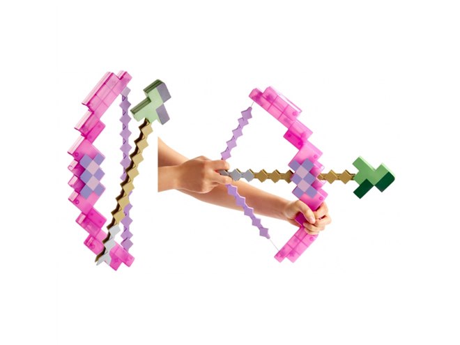 マインクラフト」なりきりアイテム！ ドットテイストの剣/ツルハシ