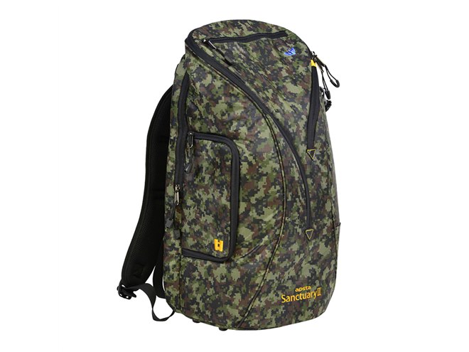 aosta Sanctuary II バックパック カモフラージュ ケンコー、超望遠レンズ付き一眼レフ向けバックパック「サンクチュアリ