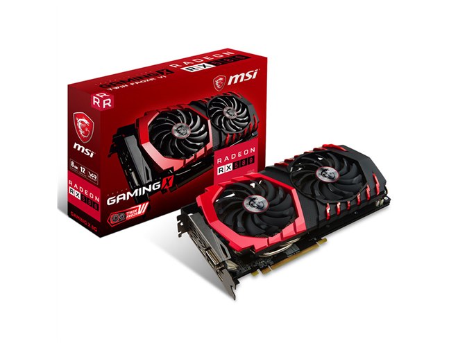 MSI、オーバークロックした「Radeon RX 580」 - 価格.com