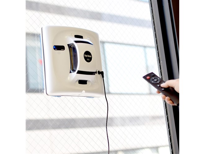 自動窓掃除機　窓ガラスのお掃除ロボット「Window-G」 Amazon | 窓拭きロボット 自動ガラス掃除機 窓掃除ロボット 双方