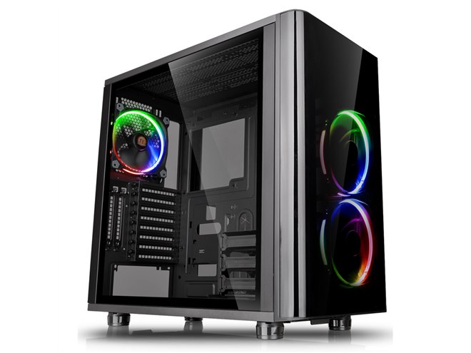 Thermaltake、2面強化ガラスパネル採用のミドルタワーPCケース2種